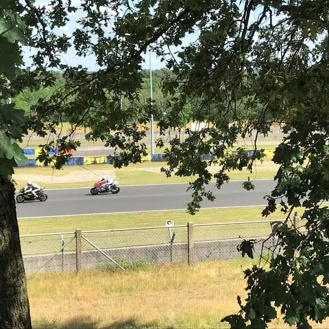 photo passages de bolides au milieu des chênes.  ©  ouest-france