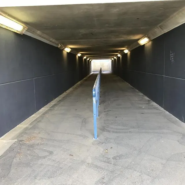 photo pas la foule dans les tunnels.  ©  ouest-france