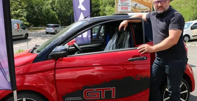 photo  à 53 ans, frédéric le terrec s’est reconverti dans les voitures sans permis après la crise du covid.  &copy;  ouest-france 