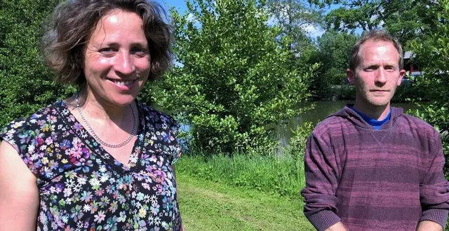 photo  florence gibert et davy appiano sont candidats dans le canton de loué.  &copy;  le maine libre 