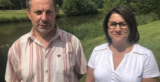 photo  franck foulon et catherine beautemps-joly, sont candidats dans le canton de loué.  &copy;  le maine libre 