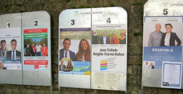 photo  cinq binômes sont en lice pour les élections départementales des 20 et 27 juin 2021.  &copy;  ouest-france 