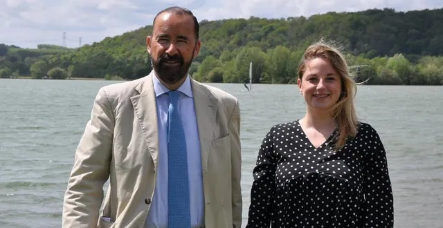 photo  raymond de malherbe et marie genevrey, candidats aux élections départementales en sarthe.  &copy;  rn. 