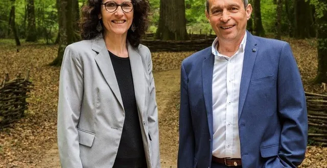 photo  christine tafforeau-hardy et pascal dupuis.  &copy;  le maine libre 