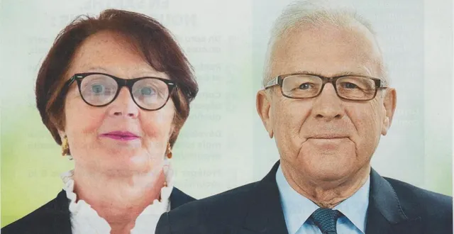 photo  élisabeth charbonneau et henri hovasse (rn), sont candidats dans le canton d’écommoy.  &copy;  rn 