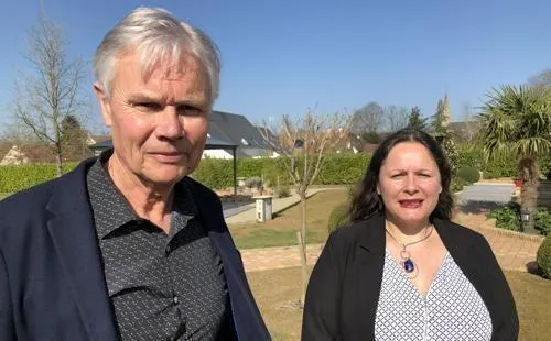 photo  joël méténier et catherine paineau.  &copy;  archives le maine libre 