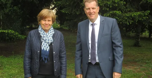 photo  marie-pierre brosset et samuel chevallier.  &copy;  ouest-france 