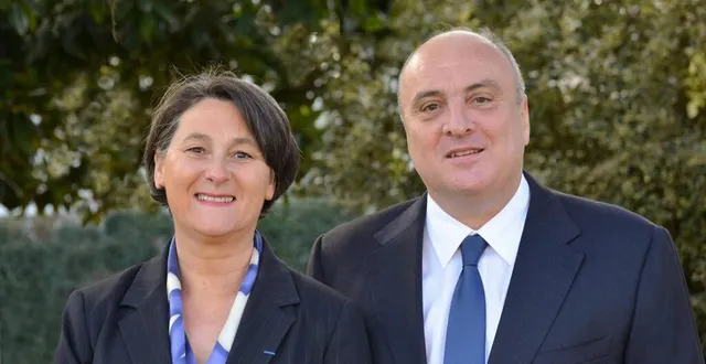 photo  fabienne labrette-ménager et gérard galpin.  &copy;  archives 