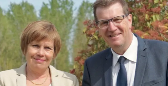 photo  marie-pierre brosset et samuel chevallier sont en tête à l’issue du premier tour de scrutin.  &copy;  ensemble pour la sarthe 