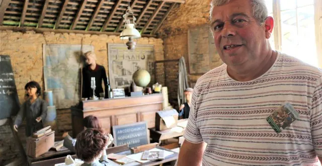 photo  châtelais, la petite couère, samedi 12 juin. daniel nardin voit des signaux qui lui font aborder cette saison estivale avec optimisme.  &copy;  co – marie-hélène moron 