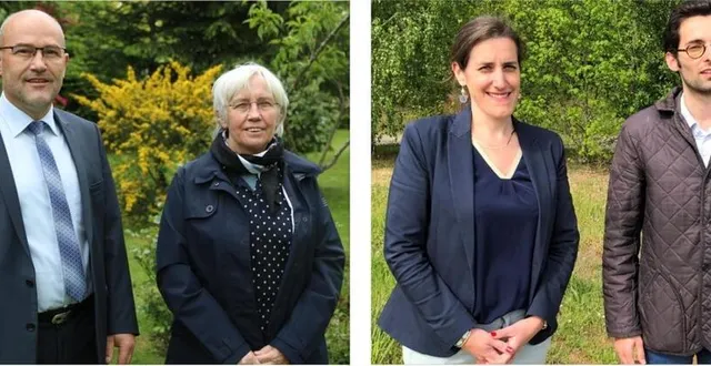 photo  laurent hubert et michèle juguin-laloyer, de la liste osons la sarthe à gauche, ont obrenu 31,94 % des suffrages. anne-charlotte aubel et jérôme prémartin, de la majorité départementale sortante, ont obrenu 25,88 % des suffrages.  &copy;  ouest-france 
