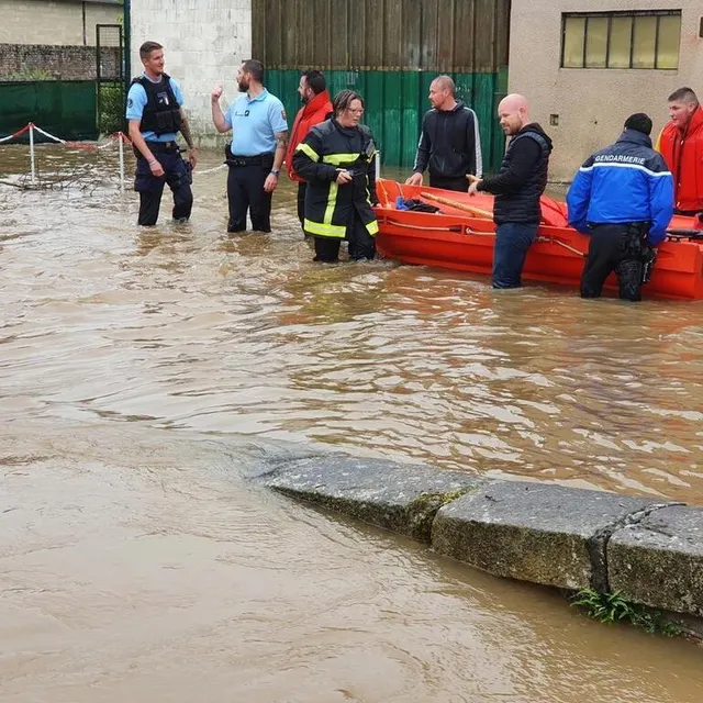 photo les pompiers sont sur place.  ©  dr