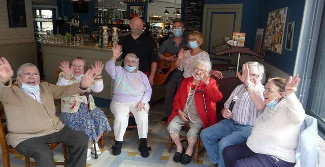 photo  une première sortie depuis les confinements.  &copy;  ouest-france 