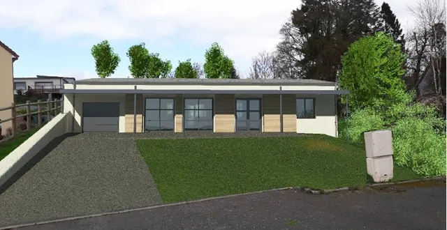 photo  la conception et la réalisation sont confiées à l’équipe de maîtrise d’œuvre boo' – alidade ; d’une surface de 150 m2, la maison d’assistantes maternelles (mam) est édifiée impasse bellevue.  &copy;  ouest-france 