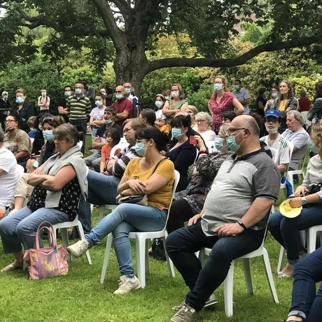 photo les parents constituaient l’essentiel du public.  ©  le maine libre