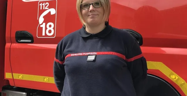 photo  la capitaine laëtitia trassard, cheffe des centres de secours de l’aigle et de sap-en-auge, dans l’orne.  &copy;  ouest-france 