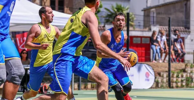 photo  le basket 3x3 se développe et notamment à l’union rennes basket depuis janvier.  &copy;  arnaud masson / ffbb 