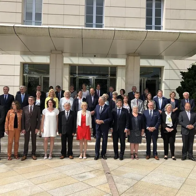 photo les 42 conseillers départementaux de l’orne.  ©  ouest-france