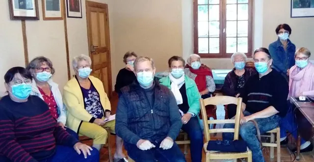 photo  les membres d’histoire et patrimoine de maigné.  &copy;  le maine libre 