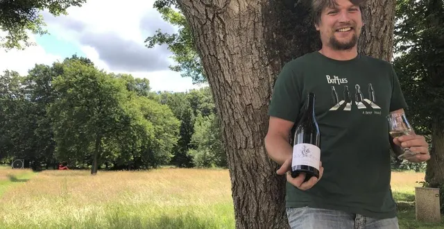 photo  le mans, mardi 29  juin 2021. adrien delval, nouveau viticulteur installé à lhomme et producteur de jasnières bio.  &copy;  photo le maine libre 