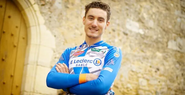 photo  le junior du sablé sarthe cyclisme, dorian perleaux vient de passer son bac. l’an prochain il devrait intégrer un bts commerce au mans.  &copy;  dominique breugnot 