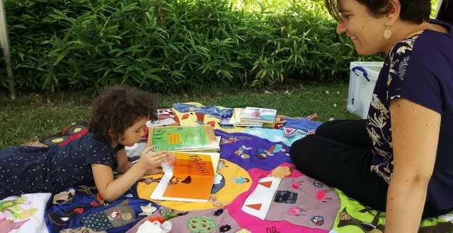 photo  une des animations de la médiathèque les mots passants lors de l’édition 2018.  &copy;  ouest-france 