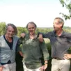 photo le jaco parmentier group, de gauche à droite, jean victor de boer, jaco parmentier et henri de la taille.
