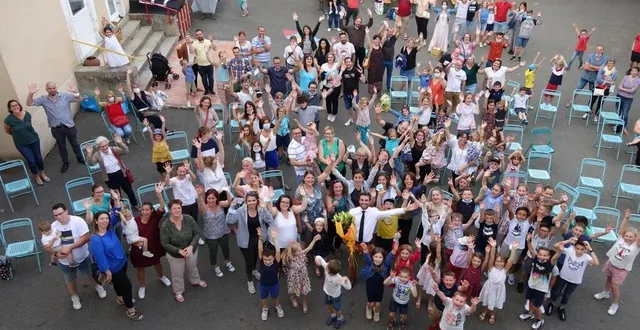 photo  « c’est très émouvant de se retrouver tous réunis après la crise sanitaire que nous venons de passer. »  &copy;  le maine libre 