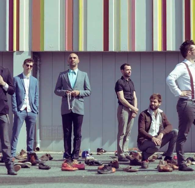 photo premier concert de la fanfare big joanna vendredi soir à la chapelle-d’aligné.  ©  n. djavanshir