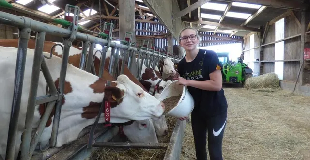 photo  emma courault, passionnée par sa vie à la ferme, réalise des vidéos pour raconter ses expériences.  &copy;  ouest-france 