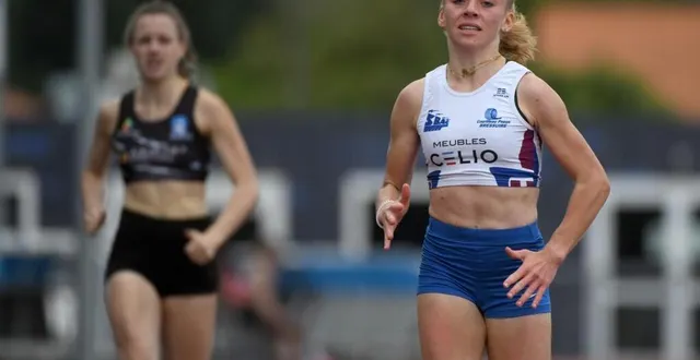 photo  avec un chrono de 57’’49, emma gicquel est pour le moment la seule médaillée du département?.  &copy;  co – marie delage 