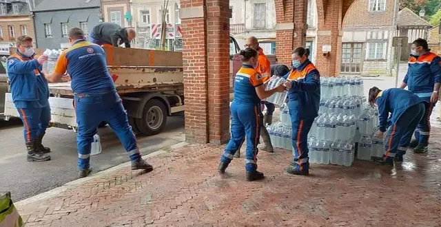 photo  mardi 22 juin 2021, des intempéries ont touché la commune de sap-en-auge (orne), provoquant de fortes inondations et d’importants dégâts  &copy;  dr 
