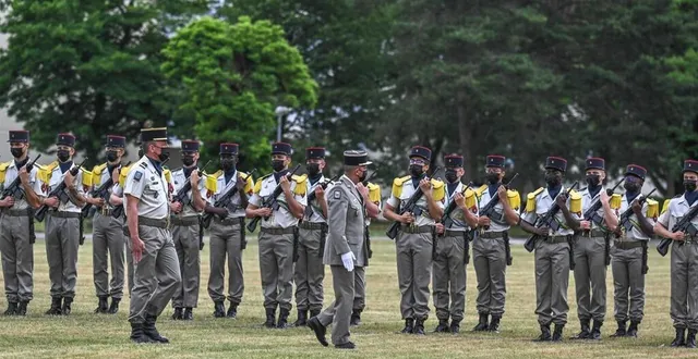 photo  le 2e rima lors d’une cérémonie à l’occasion de la journée nationale des blessés de l’armée de terre, le 18 juin dernier.  &copy;  archives le maine libre – denis lambert 