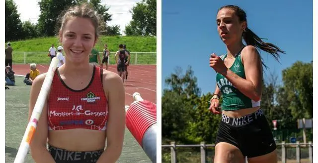 photo  lou-anne drouin (à gauche) et isalys huet ont brillé.  &copy;  archives le maine libre 