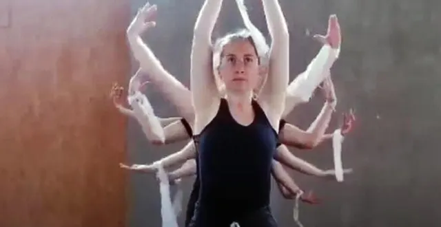 photo  les gymnastes lors du spectacle de clôture.  &copy;  culture et loisirs 