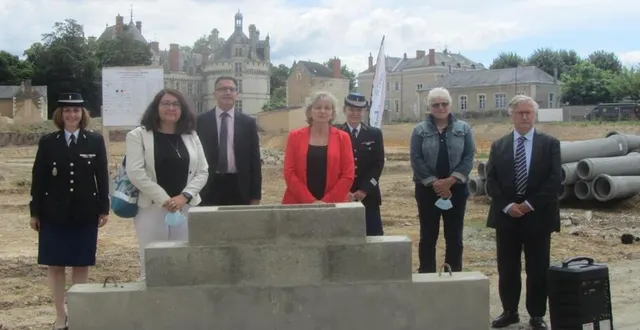 photo  la nouvelle gendarmerie et ses 17 logements devraient être terminés au printemps 2023.  &copy;  ouest-france 