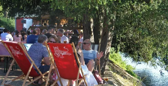 photo  la guinguette des gémeries à arnage (sarthe).  &copy;  archives ouest-france 