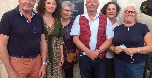 photo  patrick ouvrard (président de l’ad3p), marie-liesse bertre, martine garcia, pierre-jean michaux, sabine duthil, sophie desurmont.  &copy;  le maine libre 