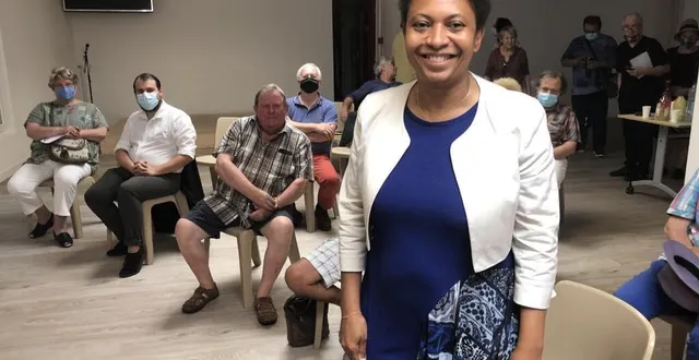 photo  dans le cadre d’un tour de france des fédérations ps, hélène geoffroy a fait une halte au mans.  &copy;  bruno mortier 