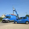 photo  cette opération avait pour but de détecter et de changer les pièces d’usure des poteaux électriques. 
