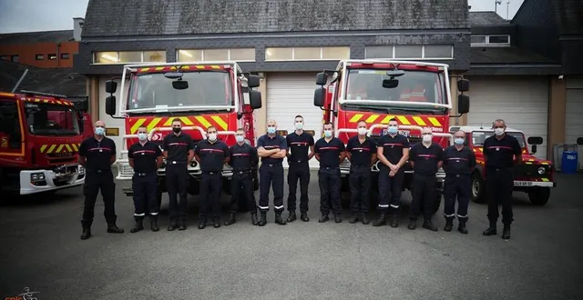 photo  les pompiers sont partis tôt ce vendredi matin.  &copy;  photo sdis 72 