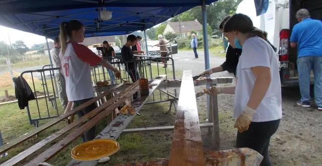 photo  les jeunes du territoire du sud-est manceau ont réalisé un point d’accueil jeunes avec pergola.  &copy;  le maine libre 