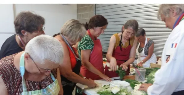photo  ils ont concocté des plats de a à z aux côtés du chef.  &copy;  le maine libre 