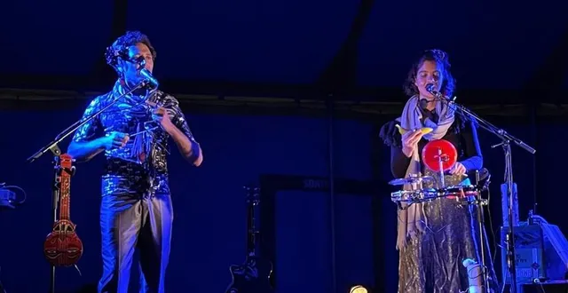 photo  l’ensemble bonbon vaudou a enchanté le public.  &copy;  le maine libre 