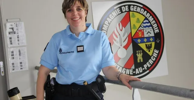 photo  la capitaine magdalena mouny vient de prendre ses fonctions à la tête de la compagnie de gendarmerie de mortagne-au-perche.  &copy;  ouest-france 