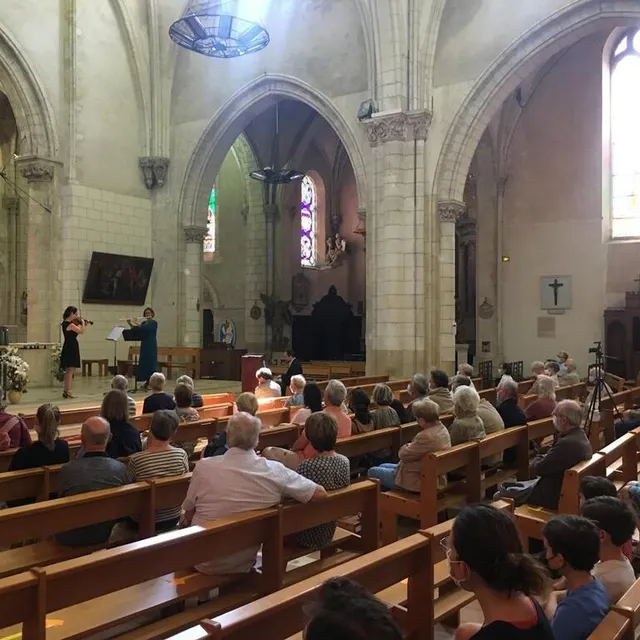 photo environ 70 personnes ont assisté au second concert du marché le 11 août 2021.  ©  le maine libre