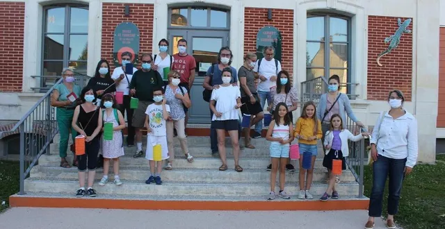 photo  vingt personnes, adultes et enfants, ont participé à la découverte historique.  &copy;  le maine libre 