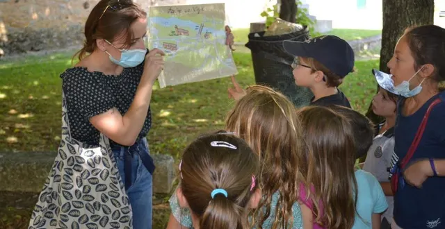 photo  une douzaine d’enfants a participé à la chasse au trésor de l’association patrimoine d’asnières.  &copy;  le maine libre 