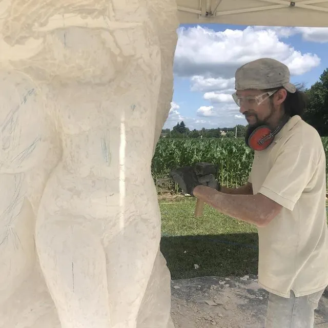 photo la vénus de vitali panok surgissant des flots.  ©  ouest-france