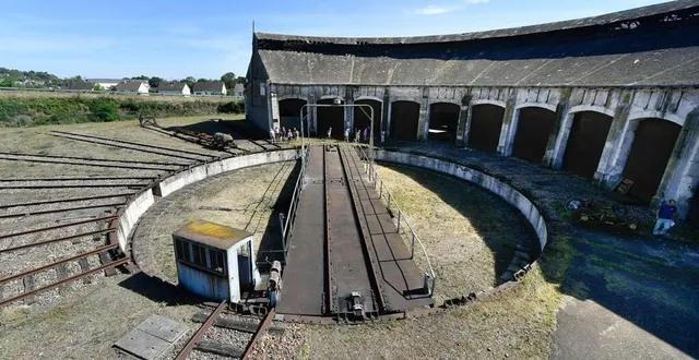 photo  la rotonde ferroviaire de montabon (sarthe) est inscrite à l’inventaire des monuments historiques depuis 2010.  &copy;  ouest-france archives 